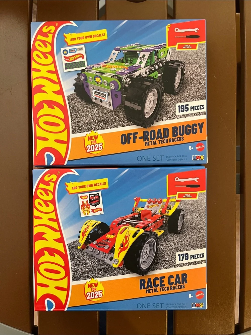 Hot Wheels Off-Road Buggy & Race Car Building Sets - Green, Purple & Red
